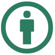 Examines all sides of policies, programs and issues - icon